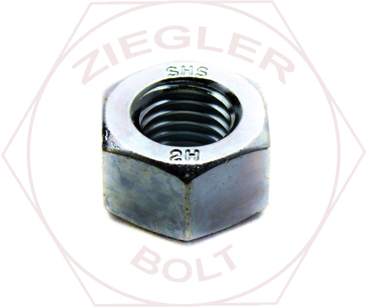 5/16-18 A194 2H HEAVY HEX NUT ZINC