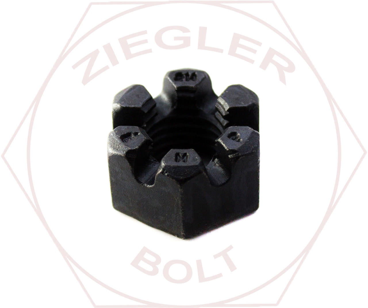 2-12 A194 2H HEAVY HEX NUT SLOTTED FINE THREAD