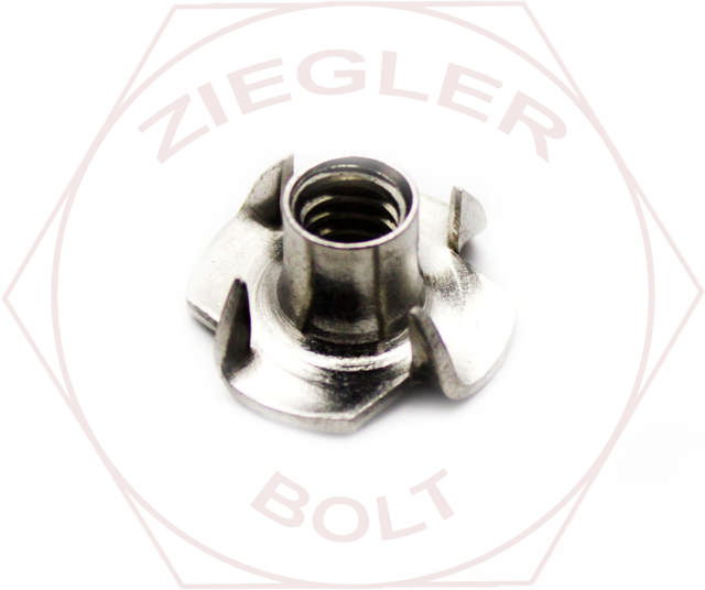 5/16-18 X 3/8 TEE NUT - 4 PRONG 18-8 STAINLESS