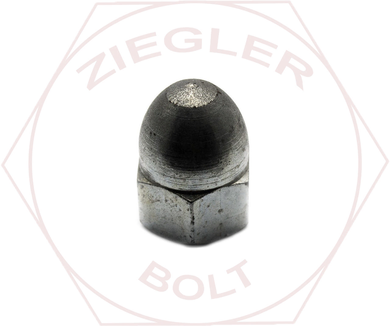 1/4-20 ACORN CAP NUT-MILLED HI/CR ZINC