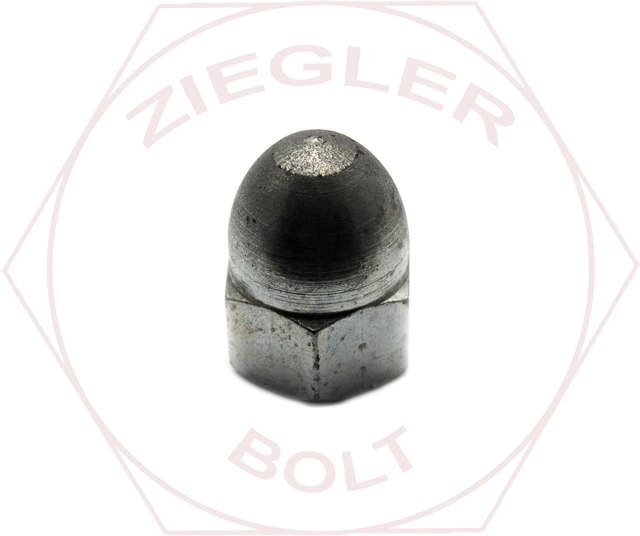 1/4-20 ACORN CAP NUT-MILLED HI/CR ZINC