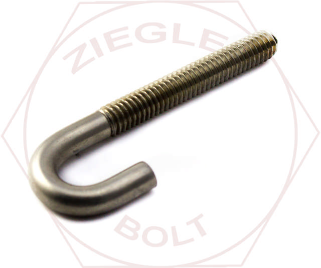 1/4-20 X 2-1/2 J-BOLT DOMESTIC 18-8 STAINLESS