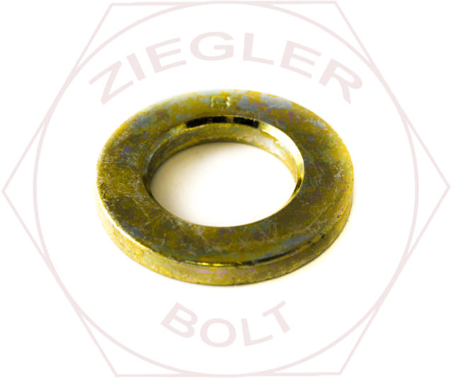 1-1/8 SAE EXT.THICK FLATWASHER THRU-HARD Z/YELLOW