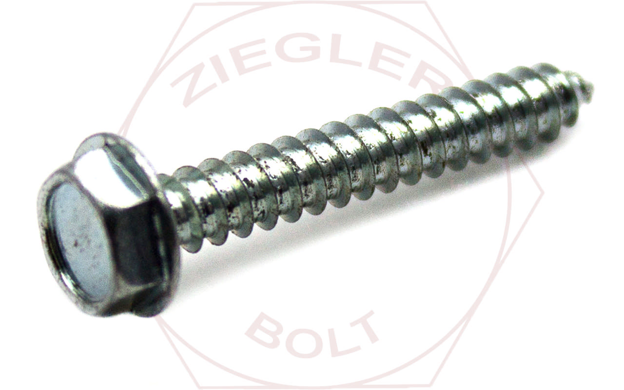 5/16-9 X 1 UNSLOT HEX WASH SMS ZINC