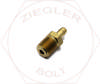 3/8 X 1/4 POLY BARB MALE CONNECTORS BRASS