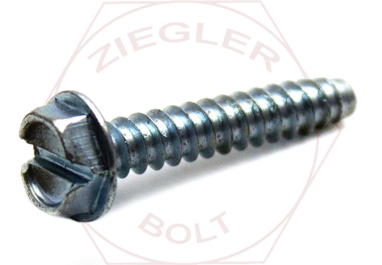 5/16-9 X 1 SLOT IND HEX WASH T/S TYPE B ZINC