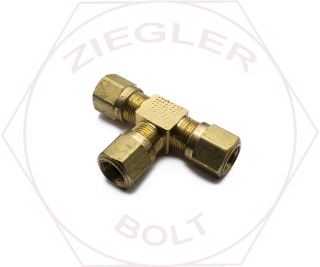 3/8T UNION AIR BRAKE TEE BRASS