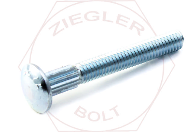 5/16-18 X 2 RIB NECK CARRIAGE BOLT ZINC
