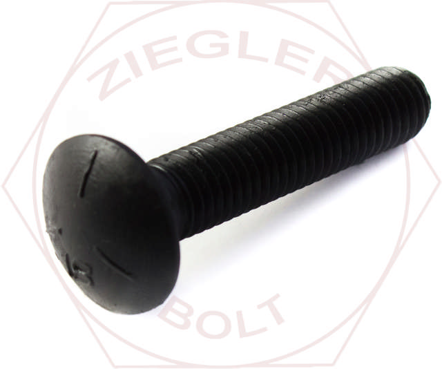 1/4-20 X 1 CARRIAGE BOLT FULL THREAD GR 5 PLAIN