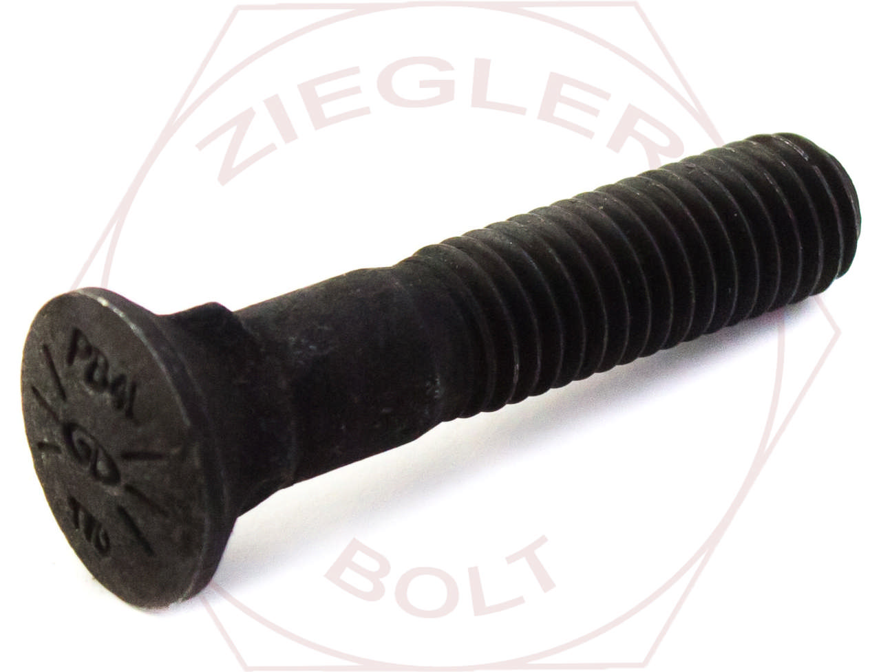 1-8 X 6 1/2 PLOW BOLT GR 8 PLAIN