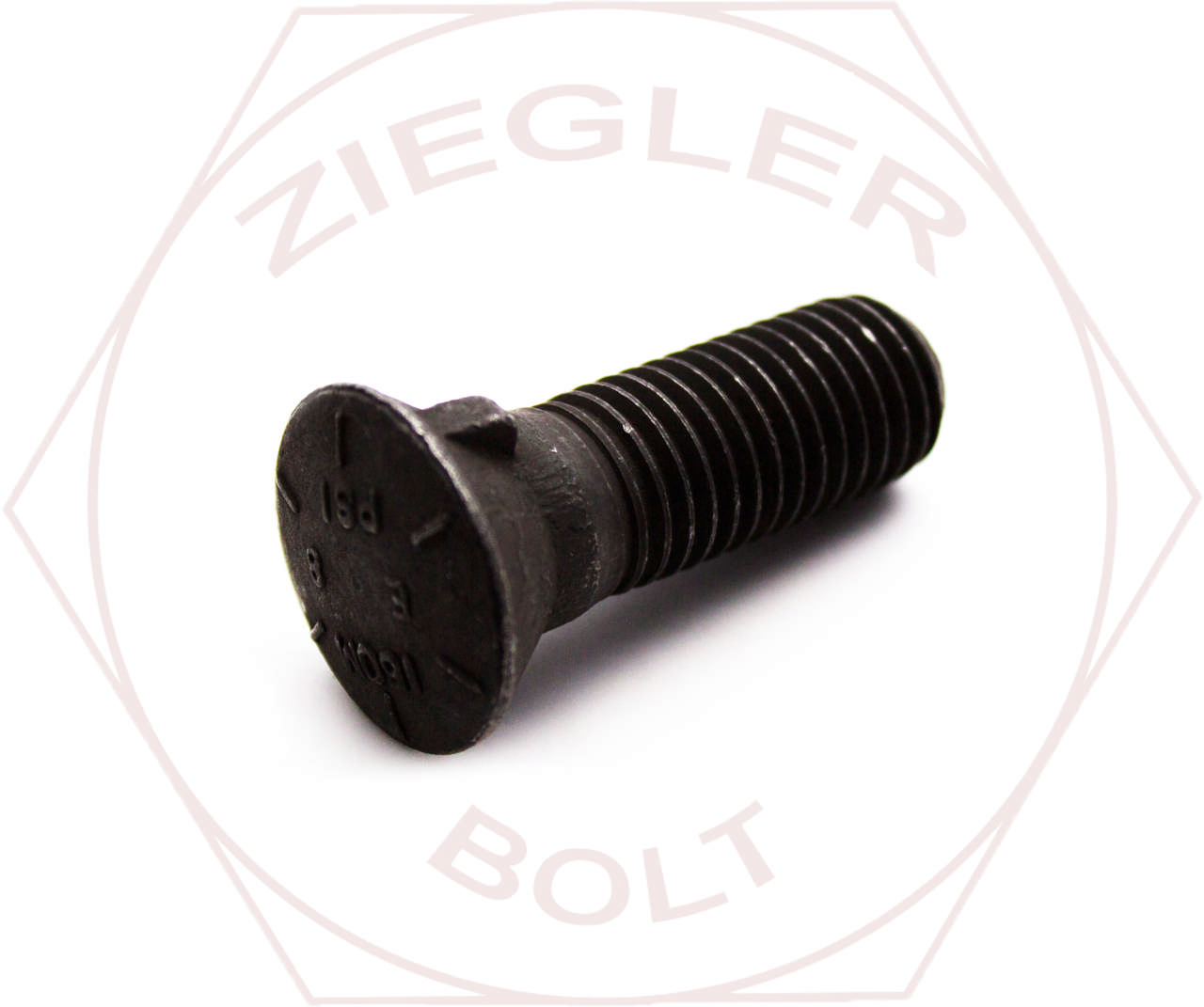 1-8 X 6 1/2 BUCKET TOOTH BOLT GR 8 PLAIN