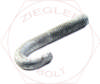 1/4-20 X 3 J BOLT DOMESTIC HDG