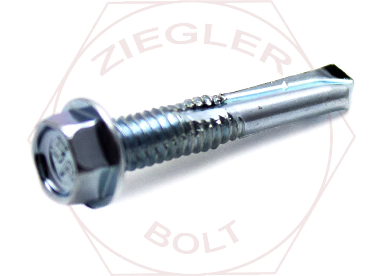 1/4-20 X 6 HEX WASHER HD TEK/5 ZINC