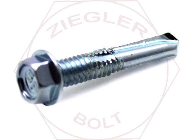 1/4-20 X 6 HEX WASHER HD TEK/5 ZINC