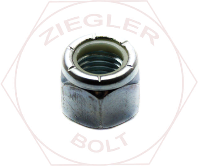 M10-1 NYLON INSERT LOCKNUT DIN 985 ZINC