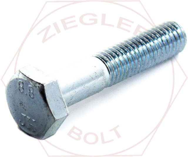 M10-1.5 X 110 HEX CAP SCREW 8.8 DIN 931 ZINC