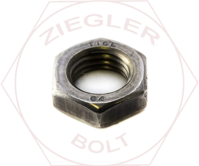 M10-1.25 HEX JAM NUT DIN 439B PLAIN