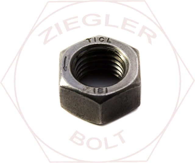 M10-1.5 LEFT HAND HEX FINISH NUT ZINC