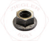 M10-1.5 HEX FLANGE NUT DIN 6923 NON SERR GR 10