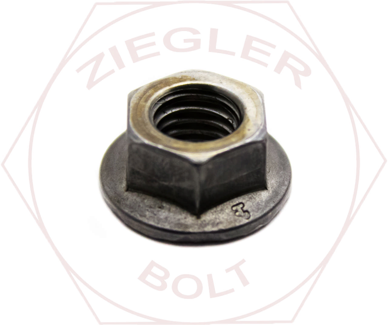 M10-1.5 HEX FLANGE NUT DIN 6923 NON SERR GR 10