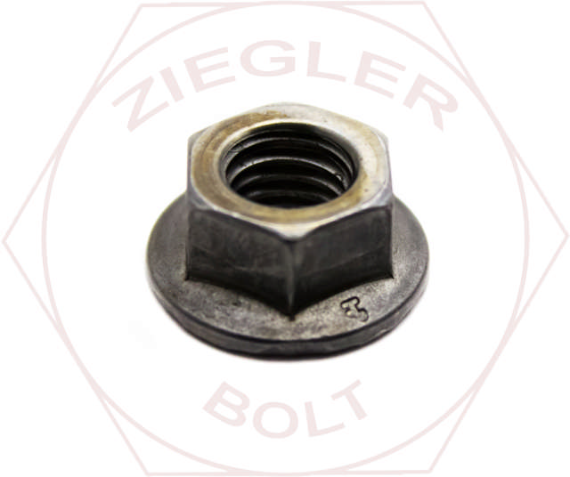 M10-1.5 HEX FLANGE NUT DIN 6923 NON SERR GR 10