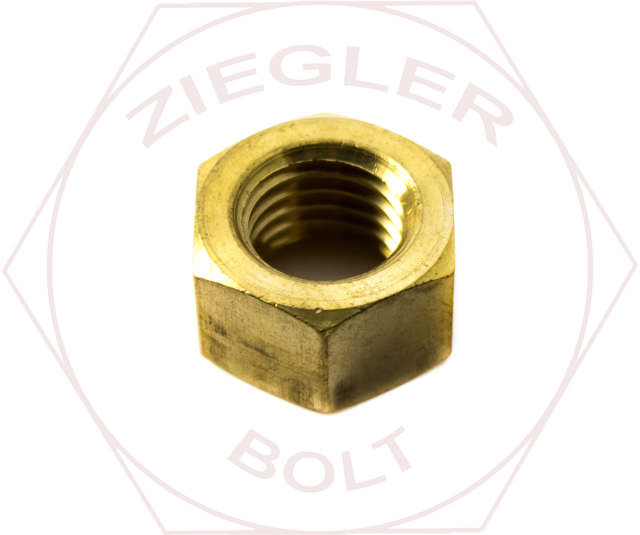 M10-1.5 HEX FINISH NUT DIN 934 BRASS