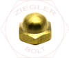 1/4-20 ACORN CAP NUT BRASS