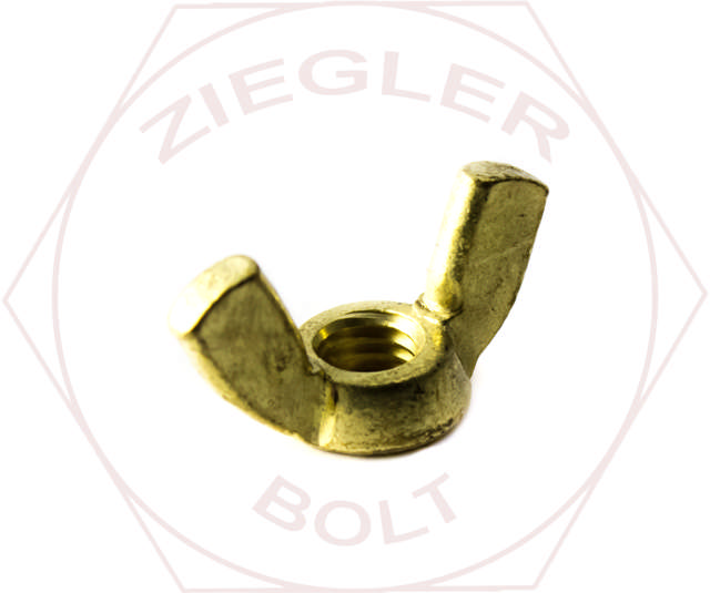 1/4-20 WING NUT BRASS