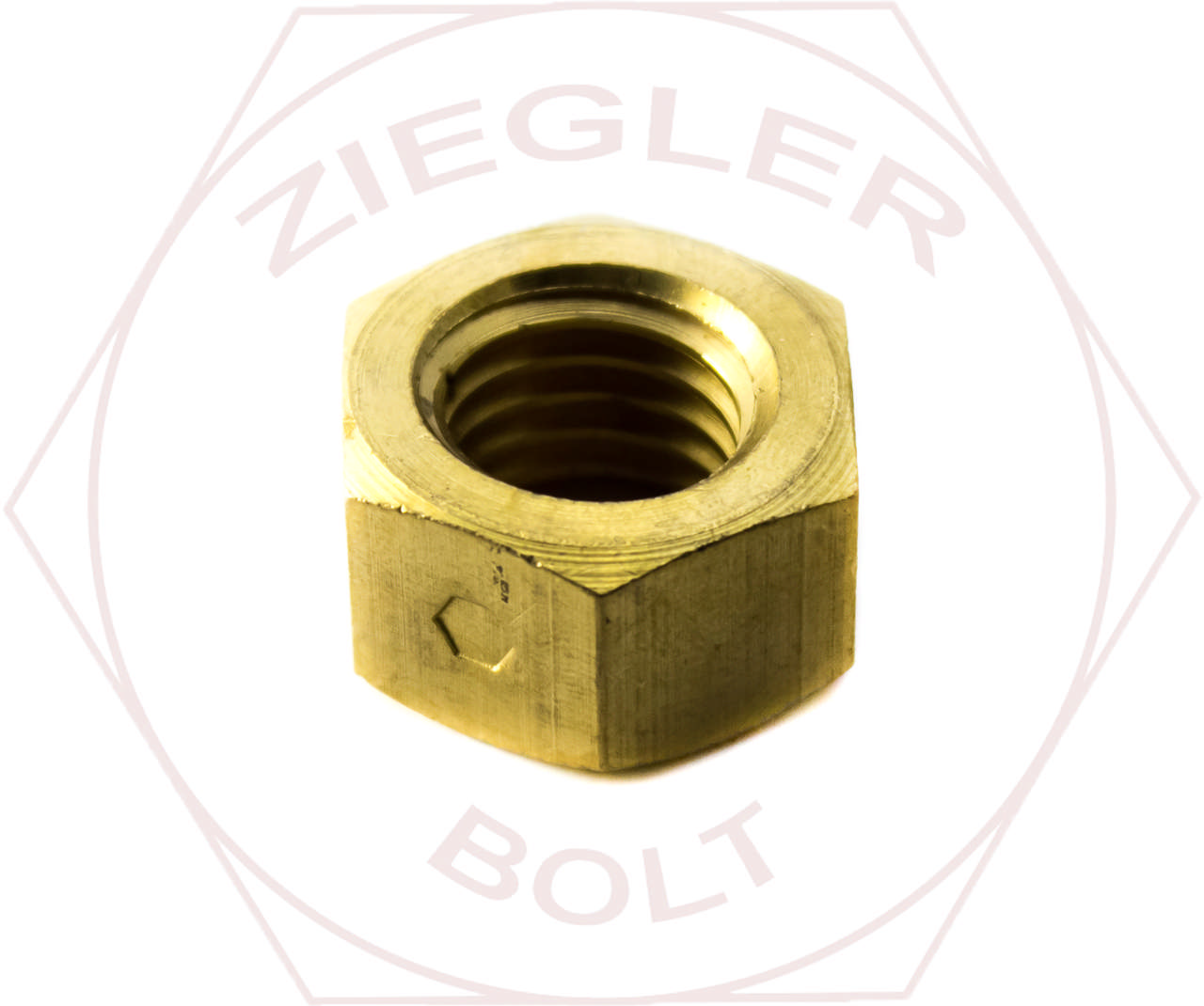 3/8-16 REVERSIBLE LOCKNUT BRASS
