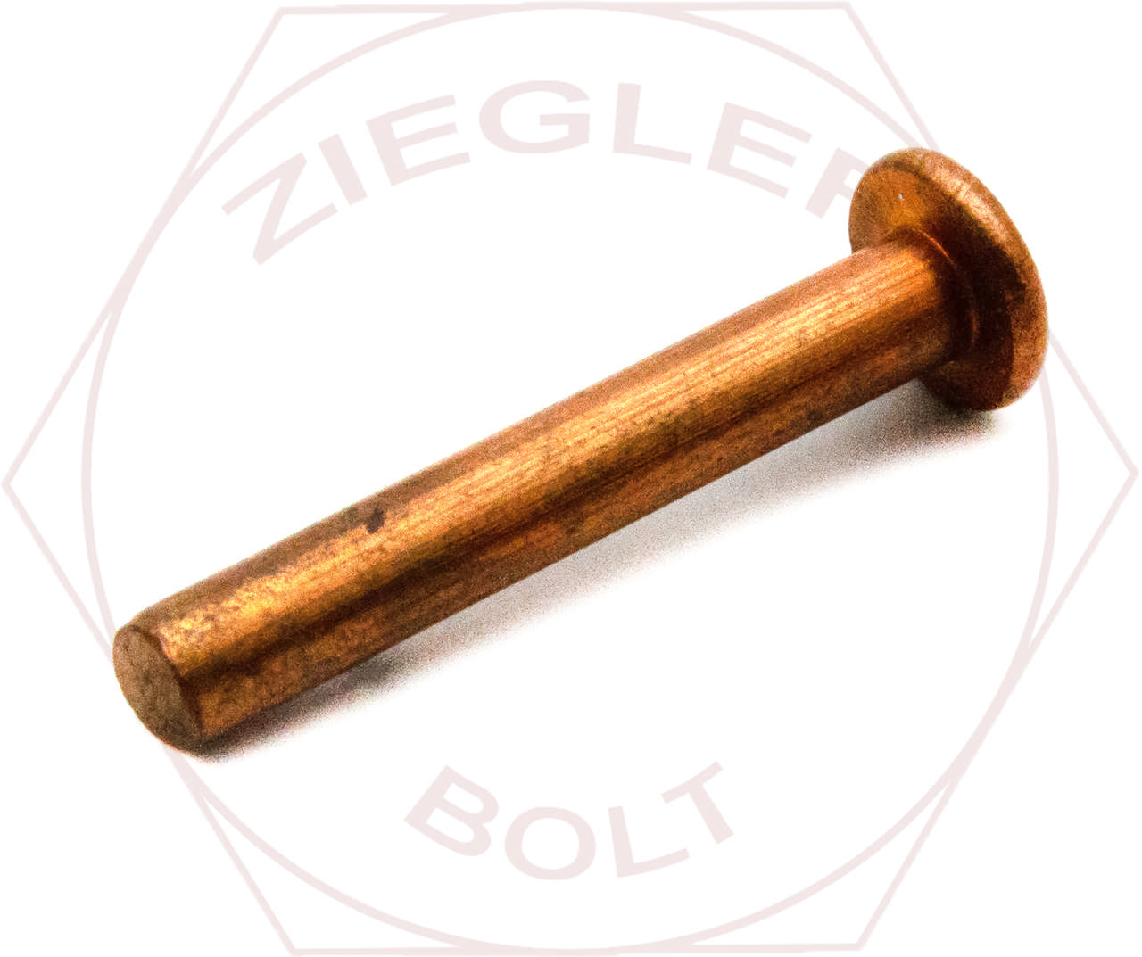 1/8 X 1/2 FLAT HD COPPER RIVET