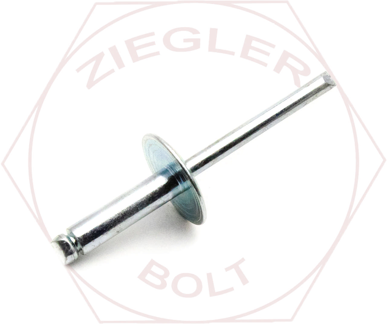 1/8 X 1/8 STEEL-STEEL BLIND RIVET LARGE FLANGE