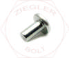 7/32 X 7/16 FLAT HEAD IRON RIVET ZINC