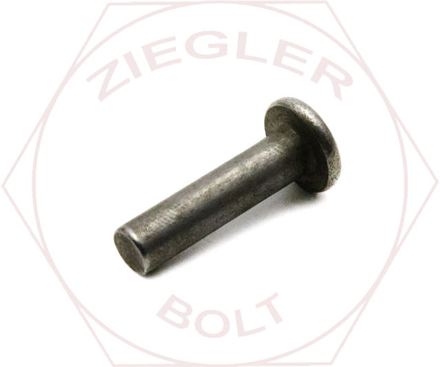 3/16 X 1 FLAT HD IRON RIVET