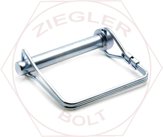 3/8 X 2-1/4 DOUBLE WIRE SQUARE LOCK PINS ZINC