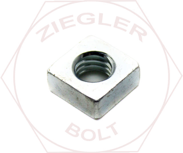 10-32 SQUARE MACHINE SCREW NUT FINE THRD ZINC