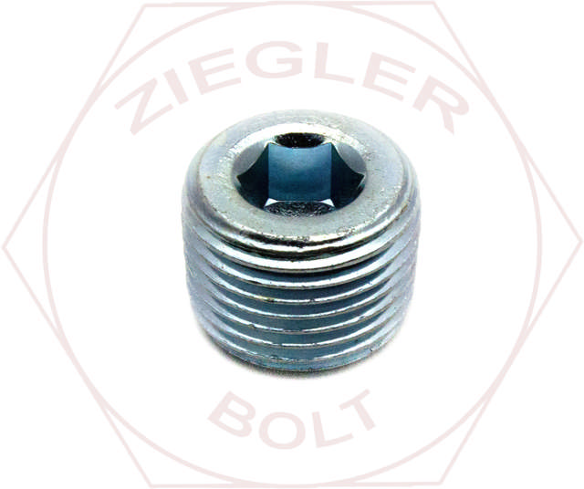 1/4 SOCKET PIPE PLUG 3/4 TAPER ZINC
