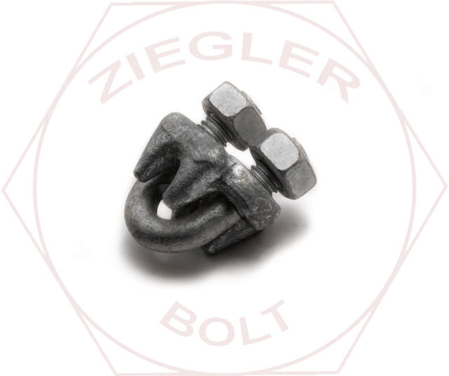 5/16 WIRE ROPE CLIP DROP FORGED HDG