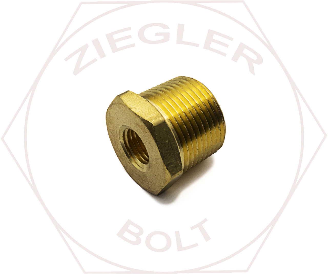 3/4 M X 1/4 F HEX PIPE REDUCER BUSHINGS BRASS