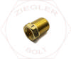 1/4 M X 1/8 F HEX PIPE REDUCER BUSHINGS BRASS