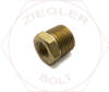 3/8 M X 1/8 F HEX PIPE REDUCER BUSHINGS BRASS