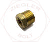 1/2 M X 1/4 F HEX PIPE REDUCER BUSHINGS BRASS