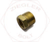 1/2 M X 3/8 F HEX PIPE REDUCER BUSHINGS BRASS