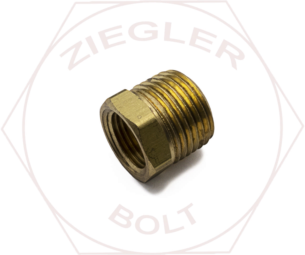 1/2 M X 3/8 F HEX PIPE REDUCER BUSHINGS BRASS