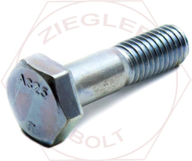 1-8 X 7-1/2 A325 HVY HEX STR BOLT ZINC
