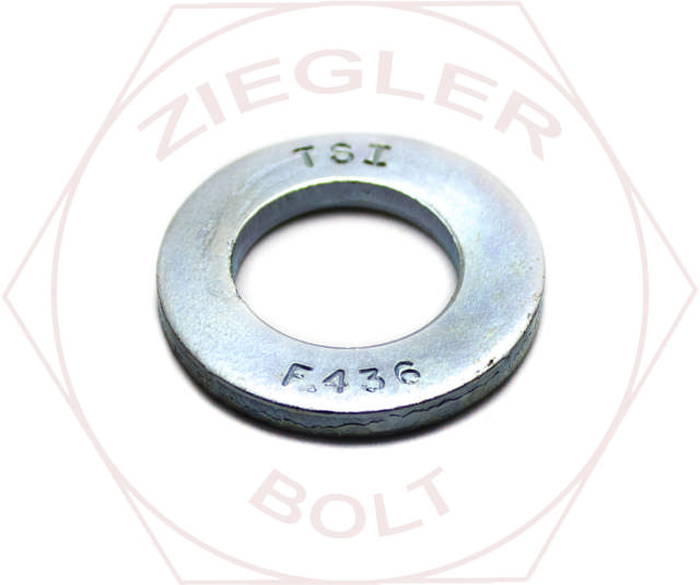1-1/8 F436 (A325) FLAT WASHER ZINC