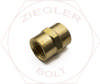 3/8 NPT PIPE COUPLINGS BRASS