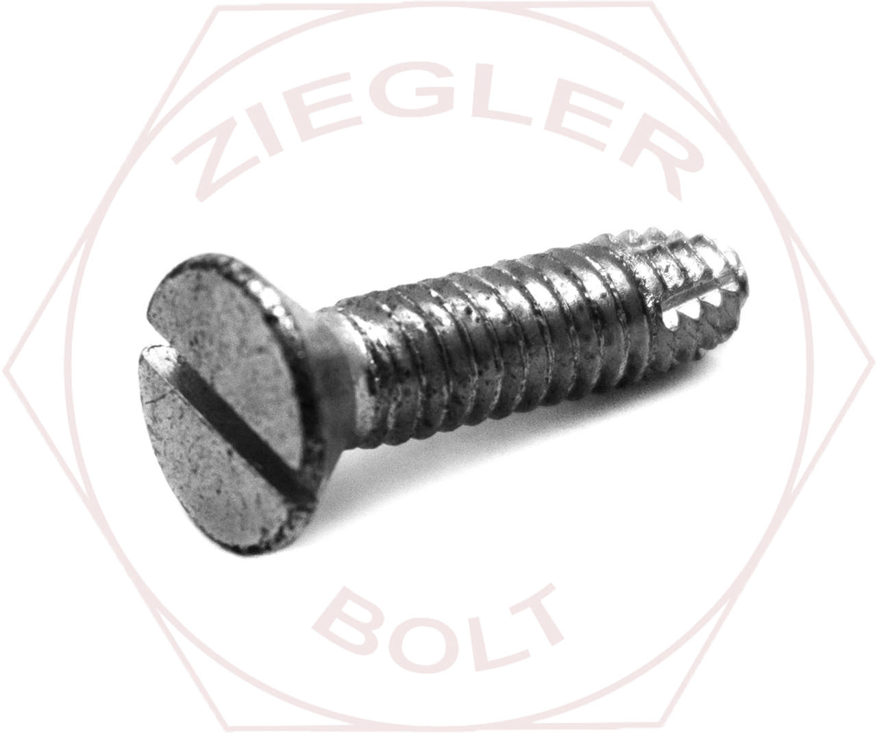 1/4-20 X 1-1/2 SLOT FLAT T/S TYPE F ZINC