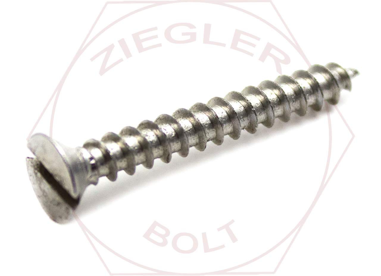 #10 X 1-1/2 SLOT FLAT T/S ALUM