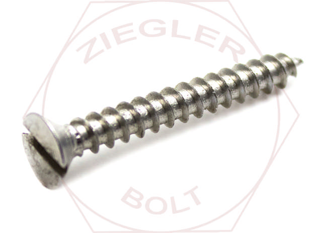 #10 X 1-1/2 SLOT FLAT T/S ALUM