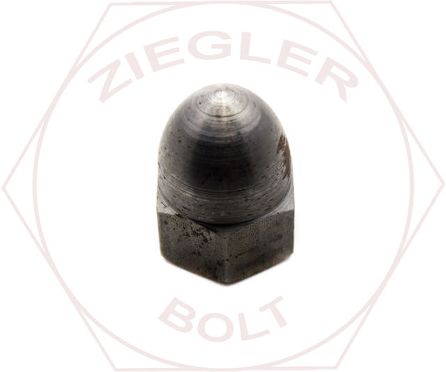 1/4-20 ACORN CAP NUT-MILLED HI/CR PLAIN